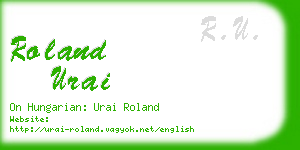 roland urai business card